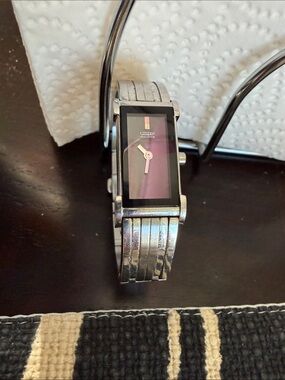 Citizen Silver Bracelet Watch with Black Dial